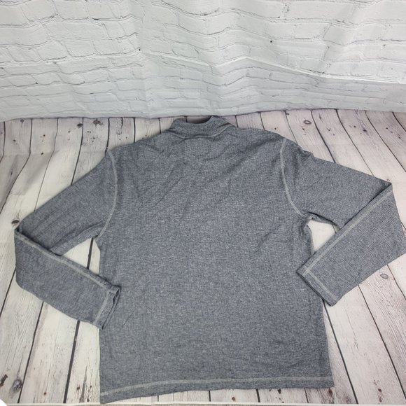 Vintage 1946 Quarter Zip Long Sleeves Sweater Gray Size XL. New - Picture 5 of 7